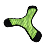 boomerang hundeleke plysj med pipelyd grønn helhetsbilde
