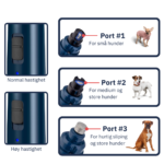 klosliper med kraftig motor og led lys fra hobbyhund brukerguide 2 ulike hastigheter og 3 ulike porter/slipeinnganger tilpasses etter hundens størrelse og slipe behov