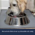 Matplass matte for å forhindre matsøl rundt hundens matskål antiskli