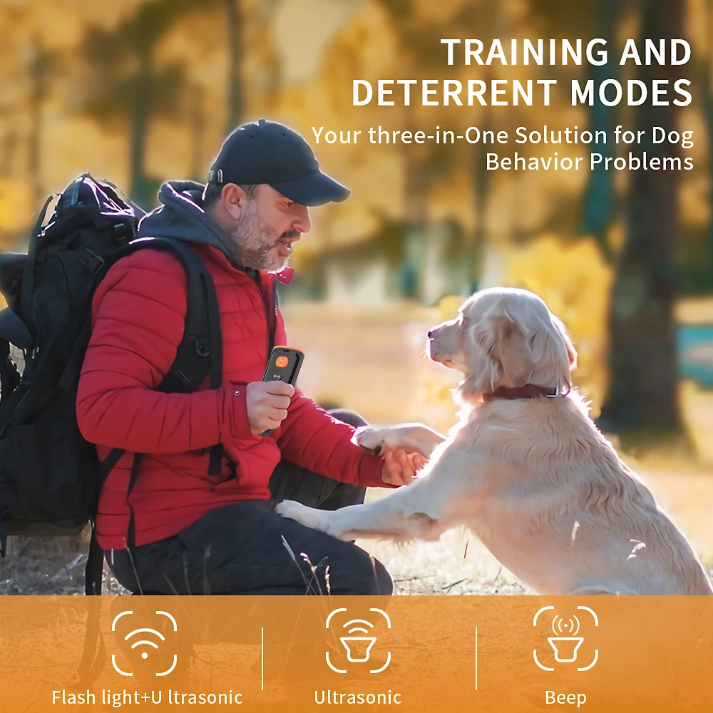MASBRILL Dog Repeller No Dog Noise Anti Barking Device Ultrasonic Dog Bark Deterrent Devices Training 3 10