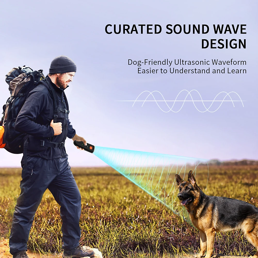 MASBRILL Dog Repeller No Dog Noise Anti Barking Device Ultrasonic Dog Bark Deterrent Devices Training 3 3