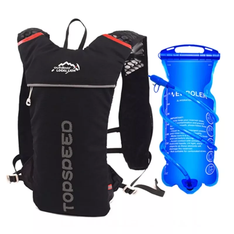 NEWBOLER Trail Running ultra light 5L Backpack Running Hydration Vest Marathon Bicycle 2L Water Bag 6