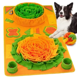 Pet Dog Snuffle Mat Nose Smell Training Sniffing Pad Dog Puzzle Toy Slow Feeding Bowl Food