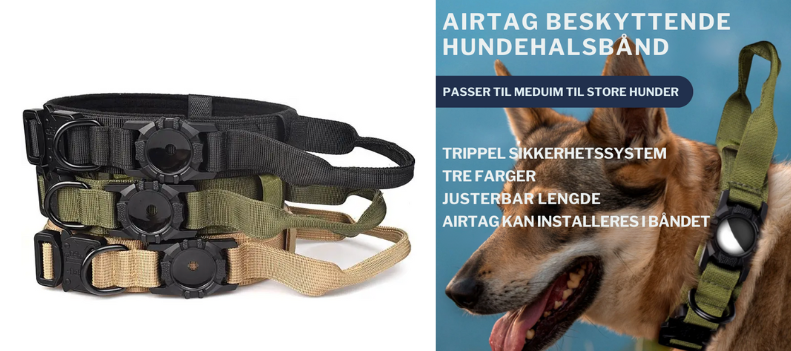 Premium Nylon Hundehalsband AIRTAG Holder 8
