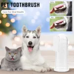2/1pcs Super Soft Pet Finger Toothbrush Cat Dog Silica gel Brush Bad Breath Tartar Teeth Care Tool Dog Cat Cleaning Pet Supplies 3