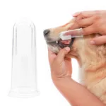 2/1pcs Super Soft Pet Finger Toothbrush Cat Dog Silica gel Brush Bad Breath Tartar Teeth Care Tool Dog Cat Cleaning Pet Supplies 4