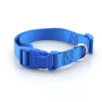 Classic Solid Pet Dog Collar Basic Nylon Dog Cat Collars for Small Medium Dogs Can Match Leash & Harness with Quick Snap Buckle 5