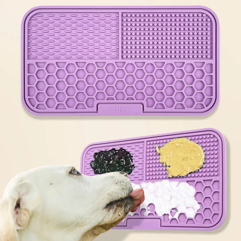 Pet Placemat Cat Slow Feeding Mat Dog Lick Mats Silicone Pets Eating Slowly Food Pad Cats