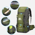 50L Travel Backpack Camping Bag For Men Large Hiking Bag Tourist Rucksack Waterproof Outdoor Sports Climbing Mountaineering Bag 4