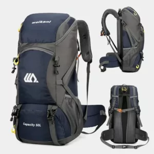 50L Travel Backpack Camping Bag For Men Large Hiking Bag Tourist Rucksack Waterproof Outdoor Sports Climbing Mountaineering Bag 1