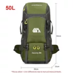 50L Travel Backpack Camping Bag For Men Large Hiking Bag Tourist Rucksack Waterproof Outdoor Sports Climbing Mountaineering Bag 6