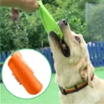 Dog Toy Flying Disc Silicone Material Sturdy Resistant Bite Mark Repairable Pet Outdoor Training Entertainment Throwing Type Toy 3