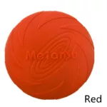 Dog Toy Flying Disc Silicone Material Sturdy Resistant Bite Mark Repairable Pet Outdoor Training Entertainment Throwing Type Toy 4