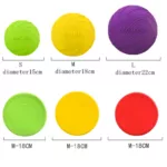 Dog Toy Flying Disc Silicone Material Sturdy Resistant Bite Mark Repairable Pet Outdoor Training Entertainment Throwing Type Toy 6