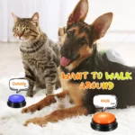 Funny Dog Recordable Pet Toys Travel Talking Pet Starters Pet Speaking Buttons Portable Cute Pet Supplies Communication Dog 3