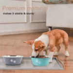 Non-slip Dog Bowls For Small Medium Large Dog Feeder Bowls And Drinkers Stainless Steel Pet Feeders Pets Dogs Accessories 6