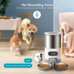 Tuya Smart APP Pet Feeder Cat And Dog Food Automatic Dispenser Suitable For Small And Medium-Sized Cats And Dogs Remote Feeding 4